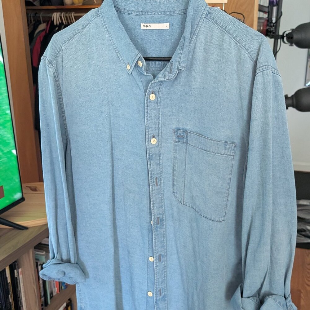 Men's ONS Denim Shirt Size L